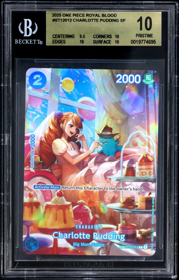 2025 #ST12012 Charlotte Pudding SP BGS 10 One Piece Card Game Royal Blood