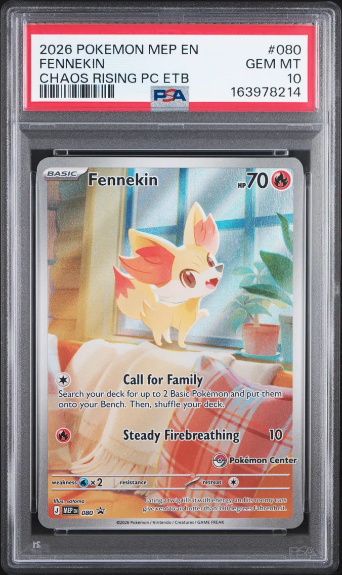 2026 #080 Fennekin PSA 10 Mep EN