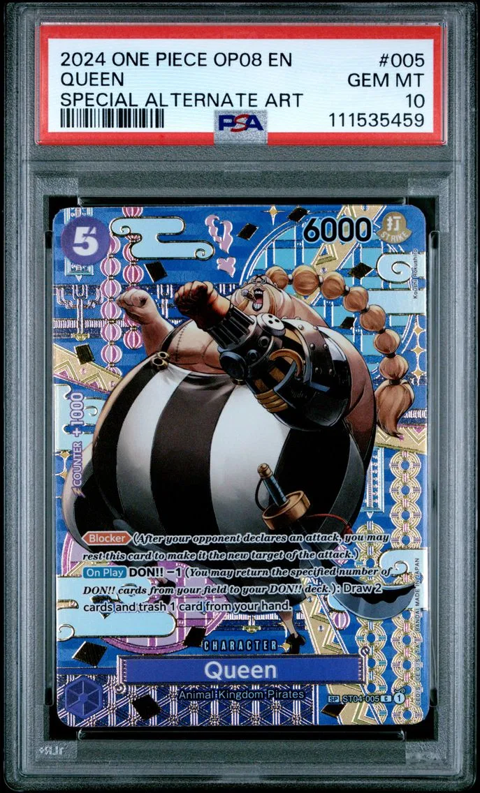 2024 #005 Queen Special Alternate Art PSA 10 OP08-Two Legends One Piece