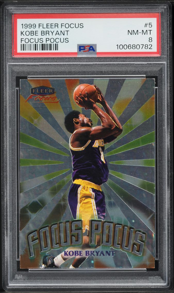 1999 #5 Kobe Bryant PSA 8 Fleer Focus Focus Pocus