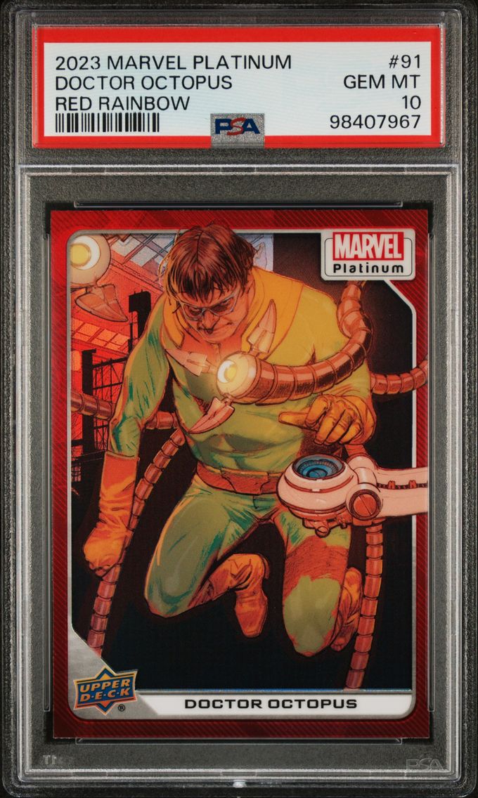 2023 #91 Doctor Octopus PSA 10 Upper Deck Marvel Platinum