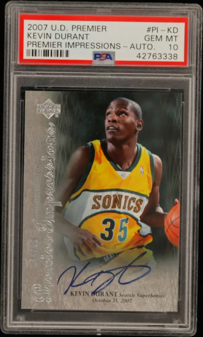 2007 #PI-KD Kevin Durant PSA 10