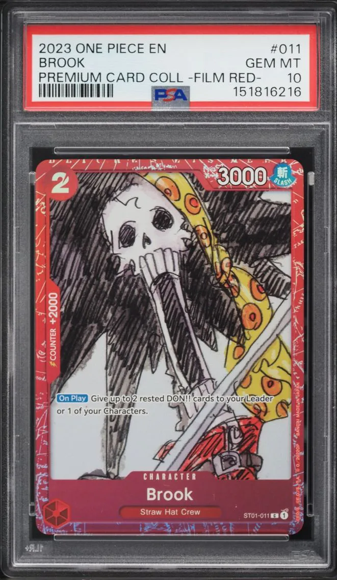 2023 #ST01-011 Brook PSA 10 One Piece Premium Collection Film Red