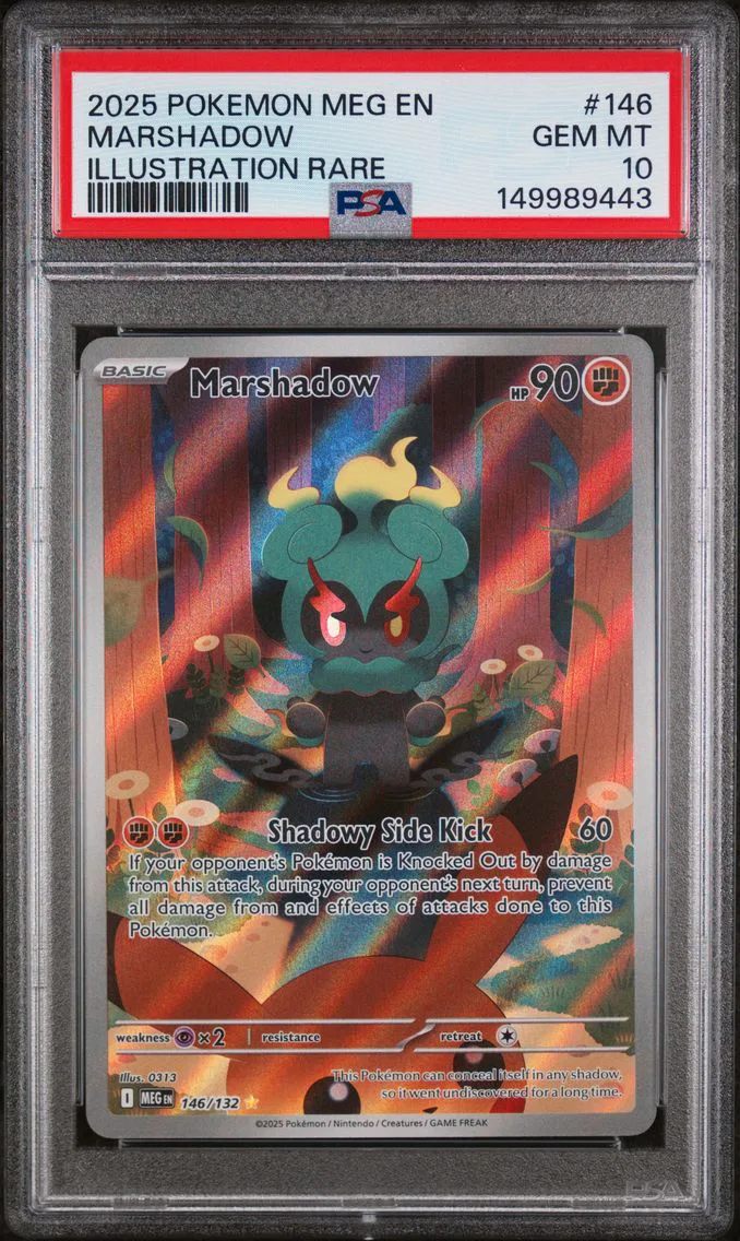2025 #146 Marshadow PSA 10 Meg EN-Mega Evolution