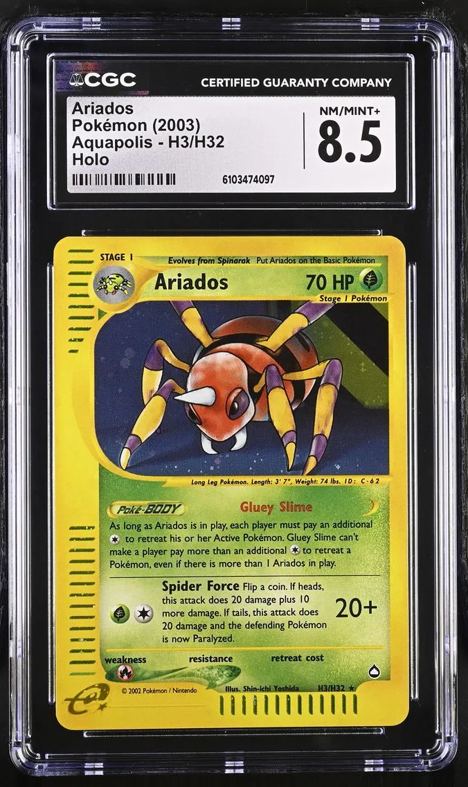 2003 #H3/H32 Ariados CGC 8.5 Aquapolis - English