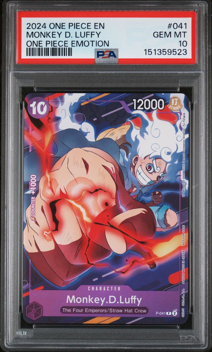 2024 #041 Monkey D. Luffy PSA 10 One Piece Promos