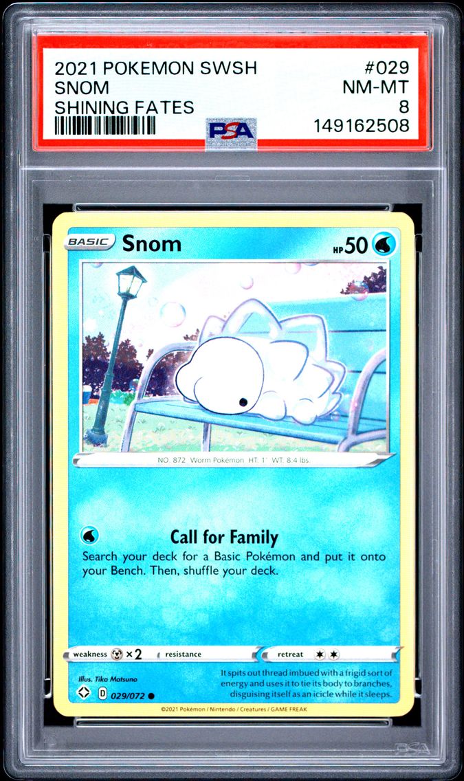 2021 #029 Snom PSA 8 Sword & Shield Shining Fates