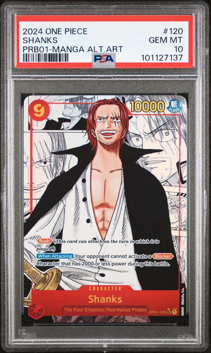 2024 #120 Shanks PSA 10 One Piec