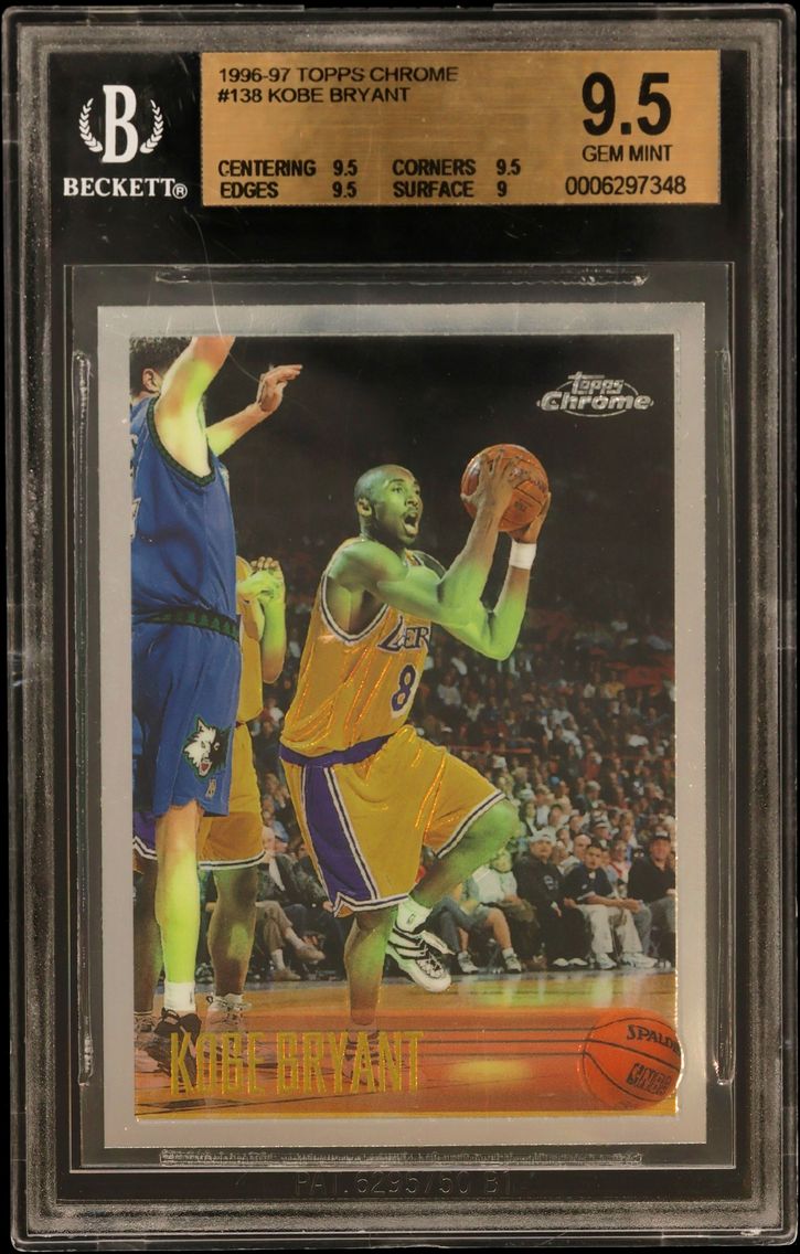 1996 #138 Kobe Bryant RC BGS 9.5