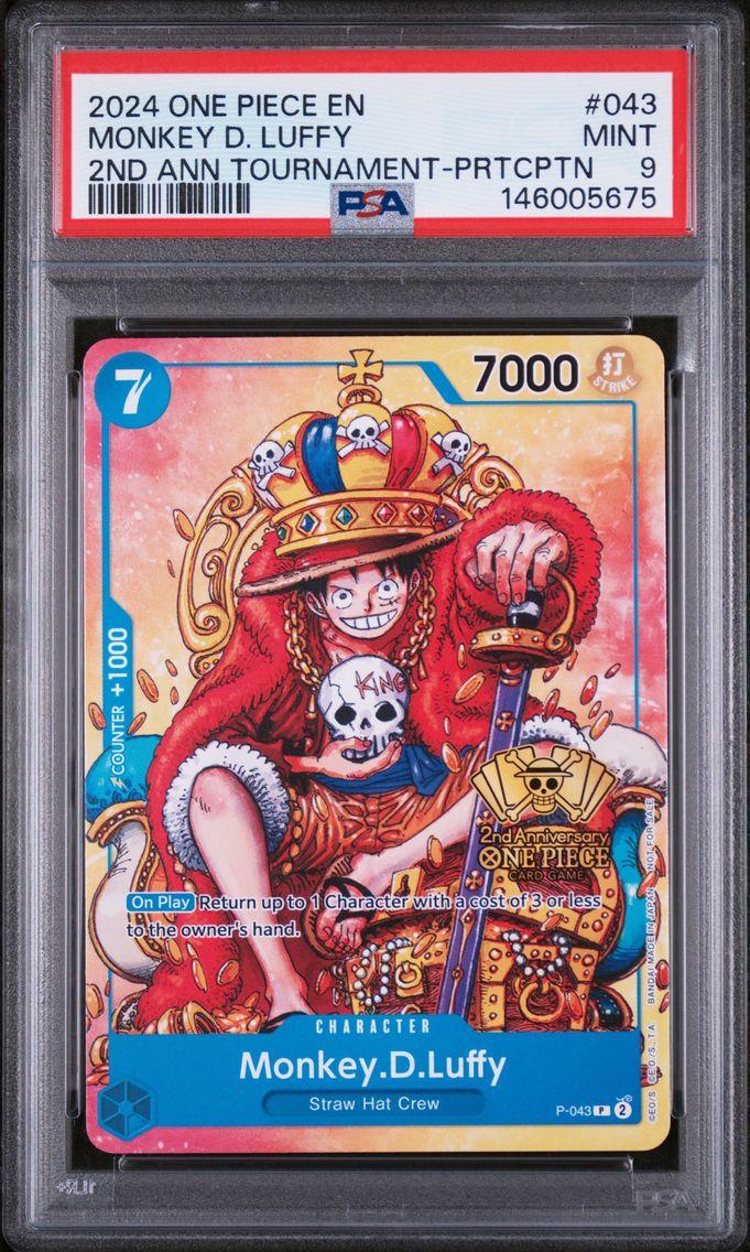 2024 #043 Monkey D. Luffy PSA 9 One Piece Promos