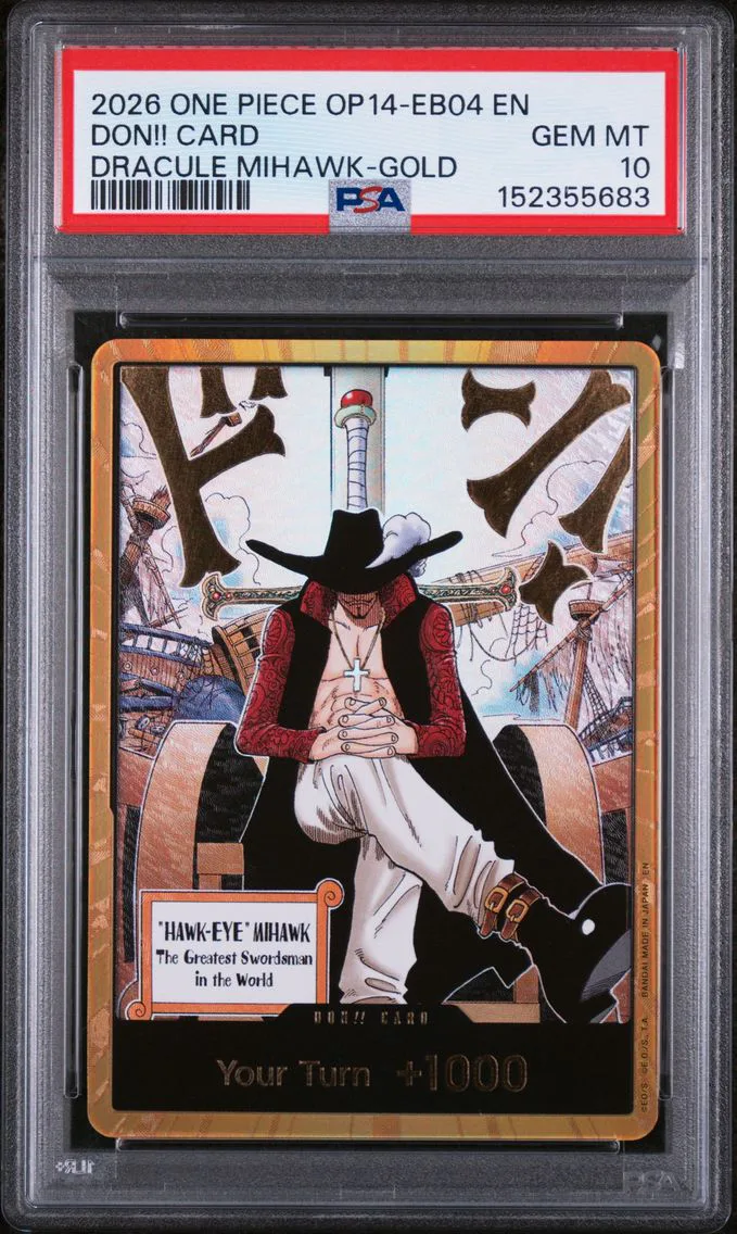 2026 #NA Don!! Card PSA 10 One Piece OP14-EB04-the Azure Sea's Seven