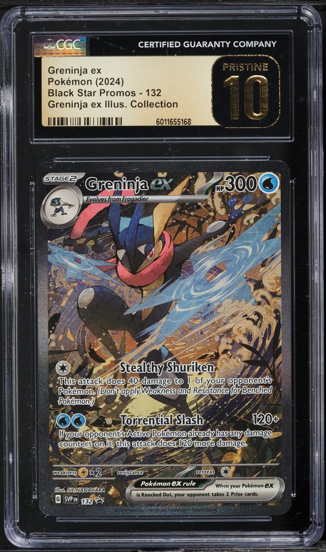 2024 #132 SV BLACK STAR PROMO ILLUSTRATION COLLECTION GRENINJA EX CGC 10 PRISTINE POKEMON