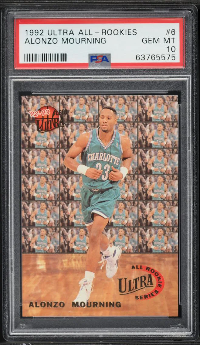 1992 Ultra Basketball Alonzo Mourning ROOKIE #6 PSA 10 GEM MINT