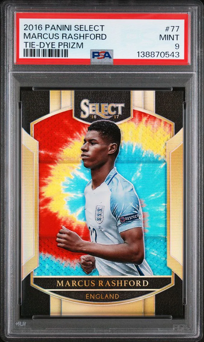 2016 #77 Marcus Rashford PSA 9 Panini Select