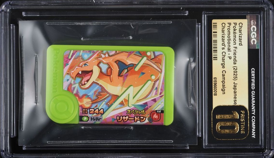 2025 Pokemon Japanese Frienda Promo Charge Campaign Charizard #P CGC 10 PRISTINE