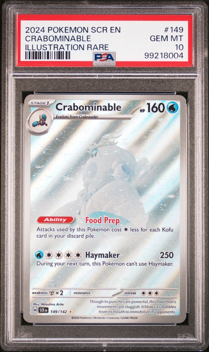 2024 #149 Crabominable PSA 10 Scr EN-Stellar Crown