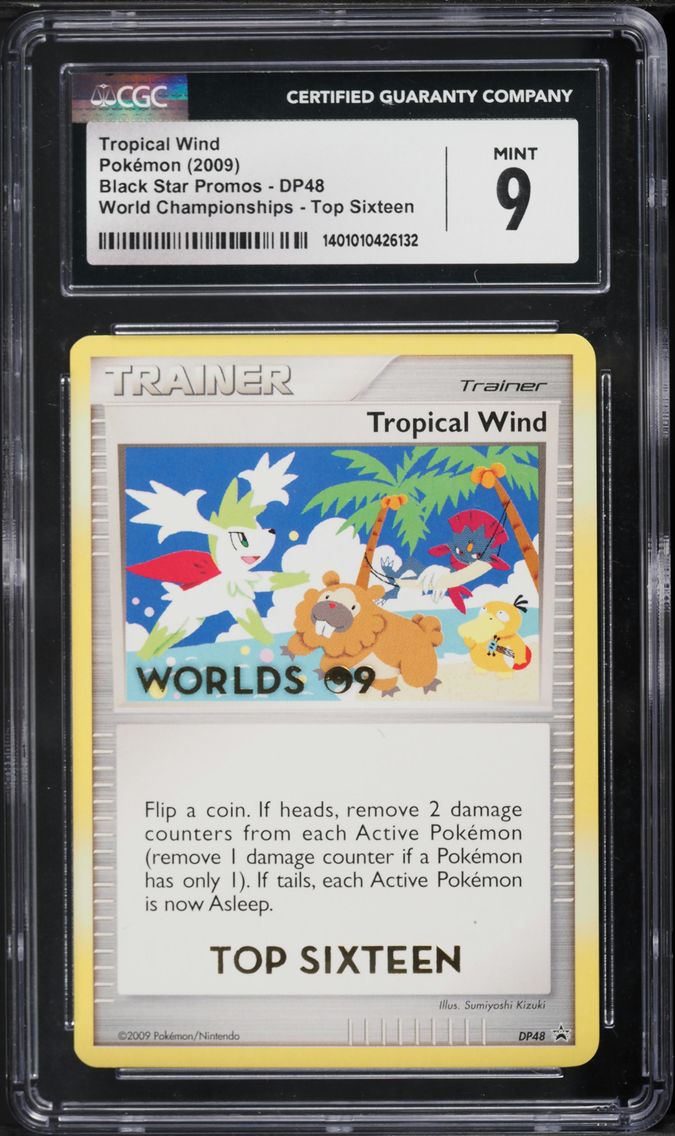 2007 #DP48 Tropical Wind CGC 9 Black Star Promos - Diamond & Pearl - English Pokemon