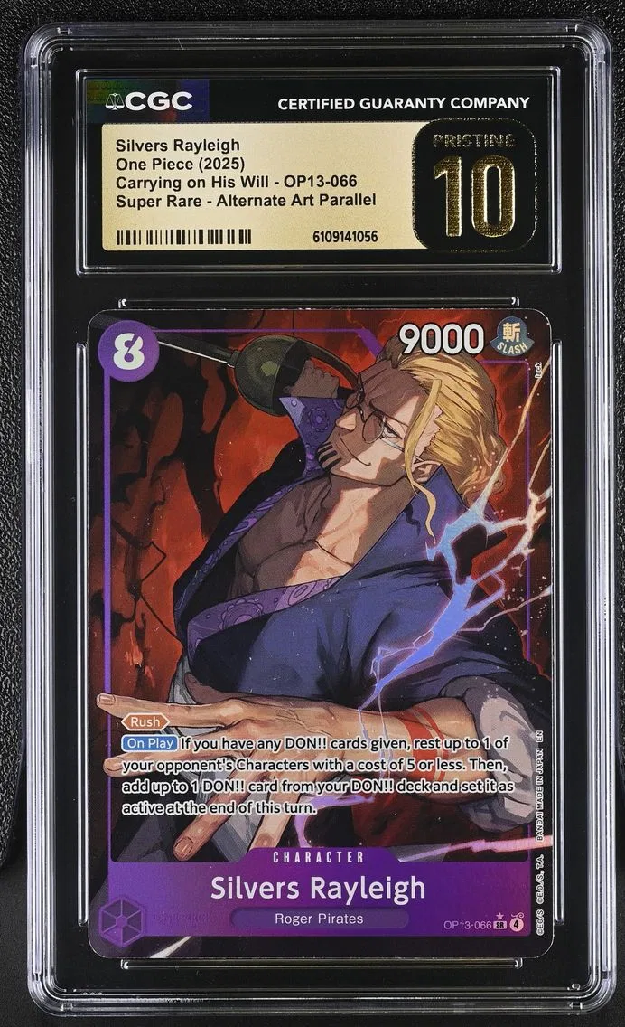 2025 #OP13-066 Silvers Rayleigh CGC 10 Pristine Carrying on His Will (OP13) - English