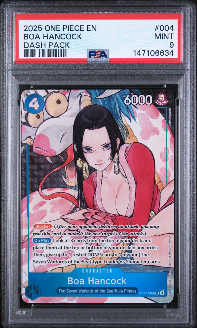 2025 #004 Boa Hancock PSA 9 One Piece Dash Pack 2025
