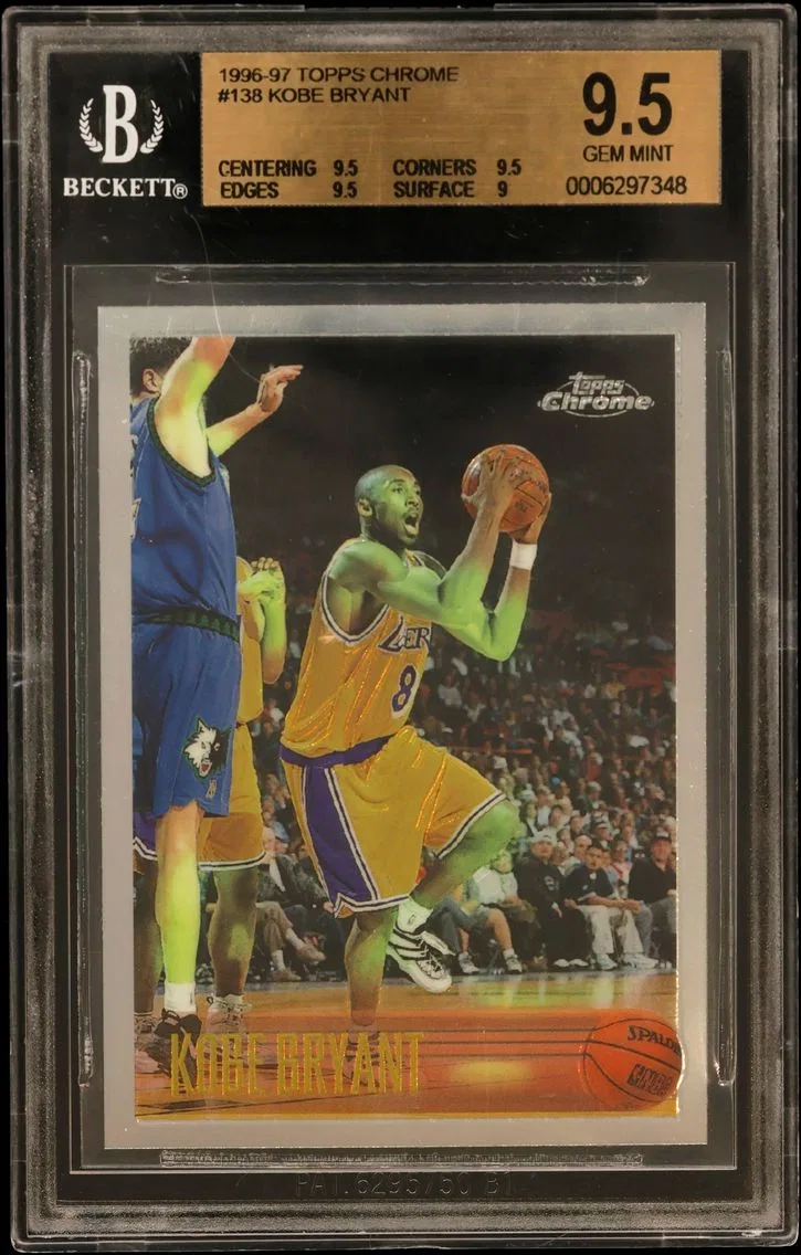 1996 #138 Kobe Bryant RC BGS 9.5