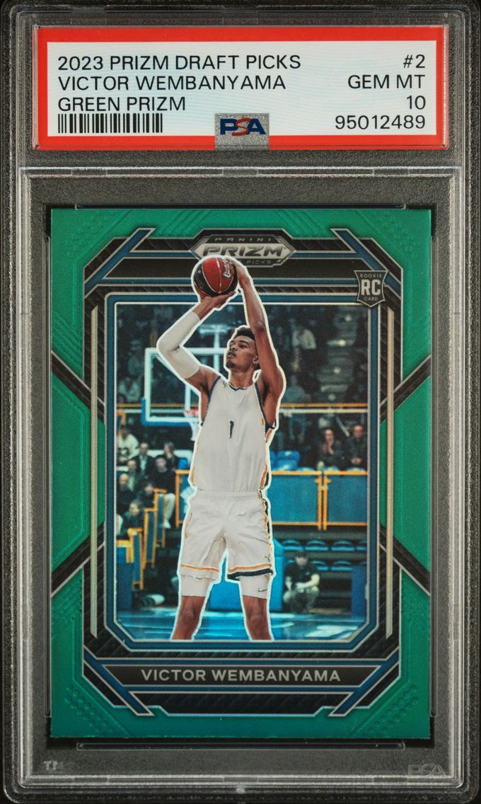 2023 #2 Victor Wembanyama PSA 10 Panini Prizm Draft Picks