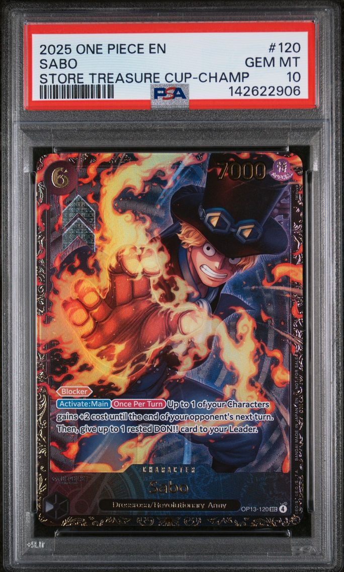 2025 #120 Sabo PSA 10 One Piece Promos