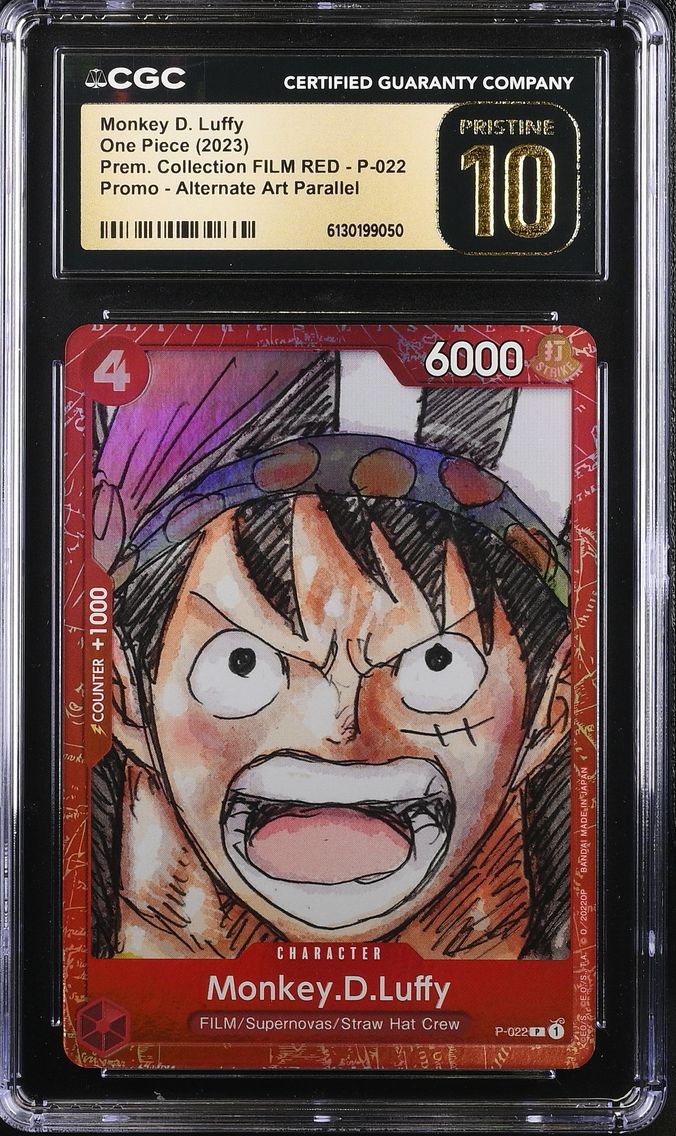 2023 #P-022 Monkey D. Luffy CGC 10 Pristine Premium Collection FILM RED (Foil) - English