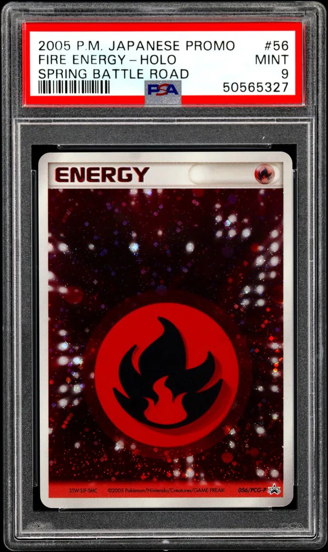 2005 #56 Fire Energy-Holo PSA 9 Japanese Promo