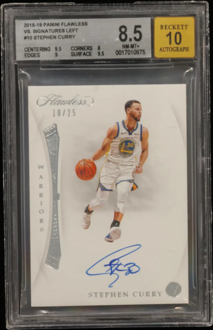 2018 #10 Stephen Curry BGS 8.5 P