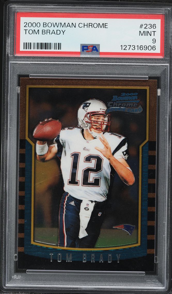 2000 #236 Tom Brady PSA 9 Bowman