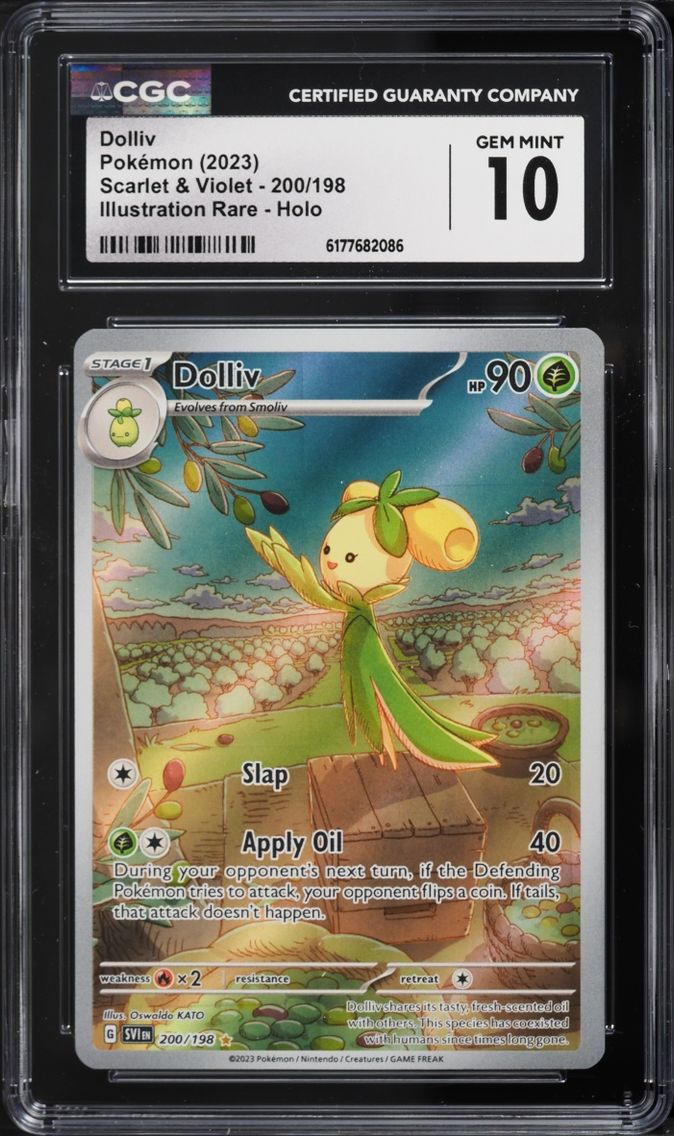 2023 Pokemon Scarlet & Violet IR Dolliv #200 CGC 10 GEM MINT