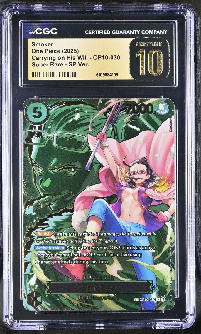 2025 #OP10-030 Smoker CGC 10 Pristine Carrying on His Will (OP13) - English