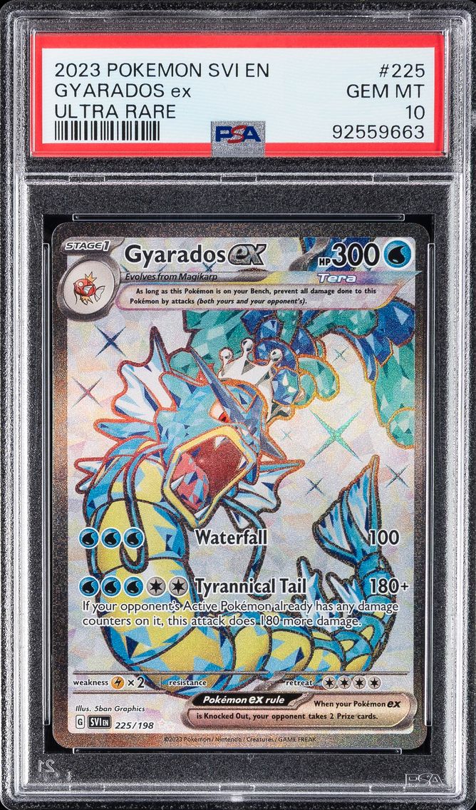 2023 #225 Gyarados EX PSA 10 Svi EN-Scarlet & Violet Pokemon