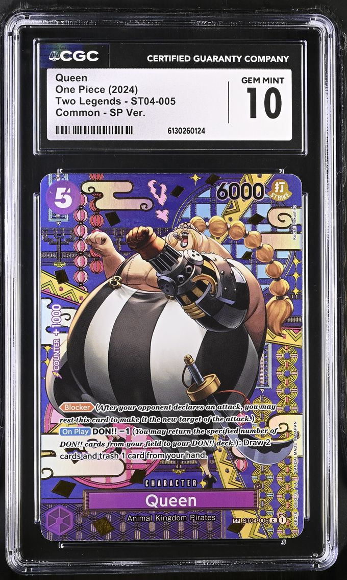 2024 #ST04-005 Queen CGC 10 Two Legends (OP08) - English