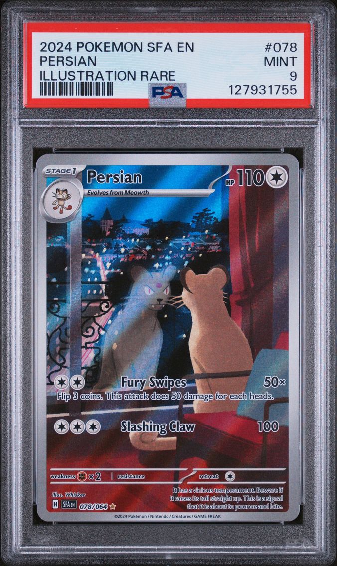 2024 #078 Persian PSA 9 Sfa EN-Shrouded Fable