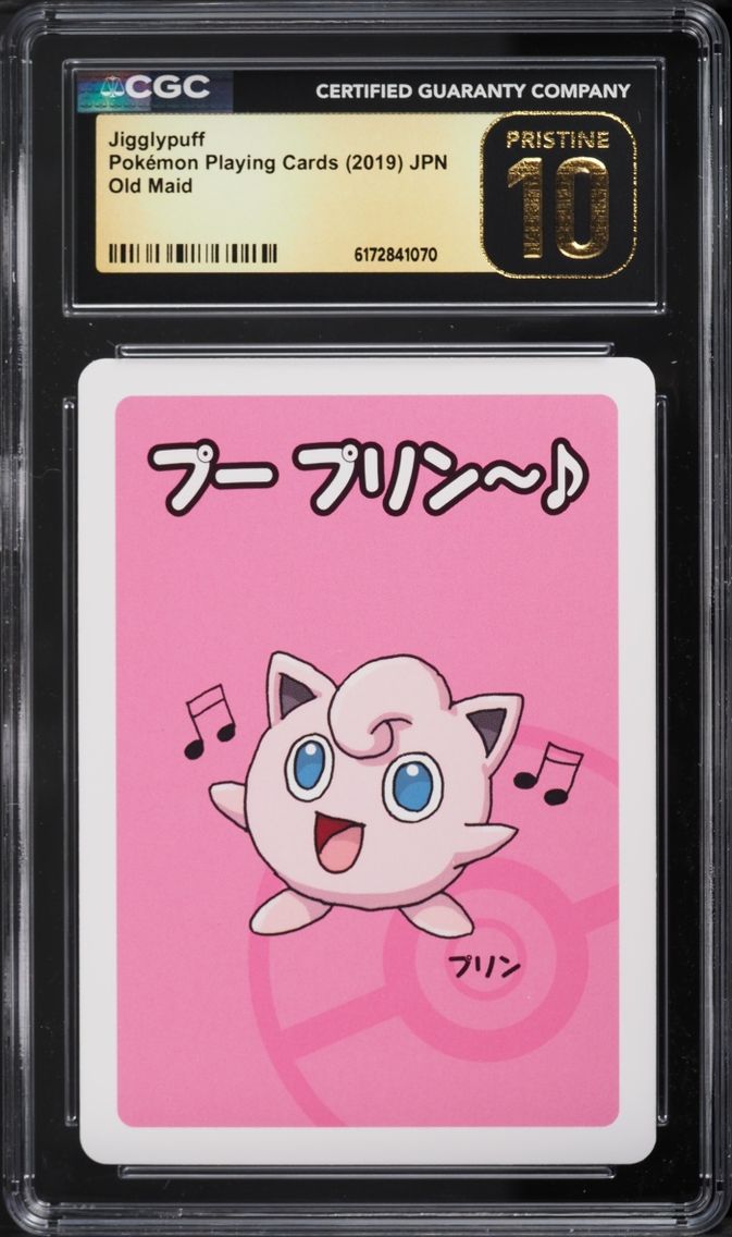2019 Pokemon Japanese Playing Cards Old Maid Jigglypuff CGC 10 PRISTINE