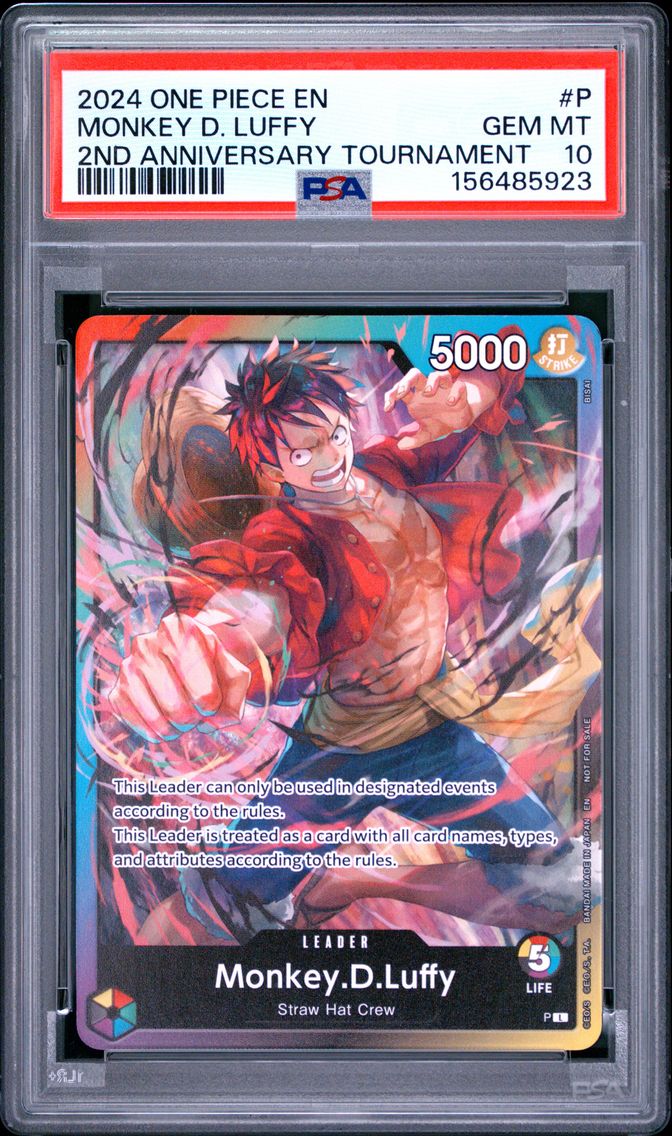 2024 #P Monkey D. Luffy PSA 10 One Piece Promos