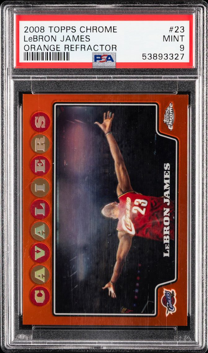 2008 #23 LeBron James PSA 9 Topp