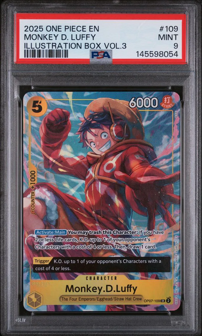 2025 #109 Monkey D. Luffy PSA 9 One Piece Promos