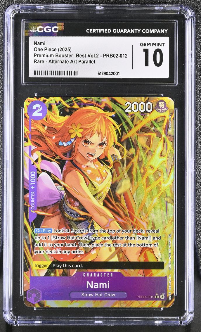 2025 #PRB02-012 Nami CGC 10 Premium Booster: The Best Vol.2 (PRB-02) - English