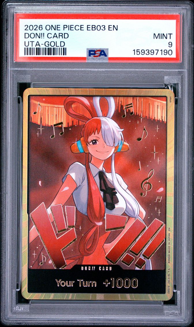 2026 #NA Don!! Card PSA 9 One Piece EB03-Extra Booster -One Piece Heroines Edition-