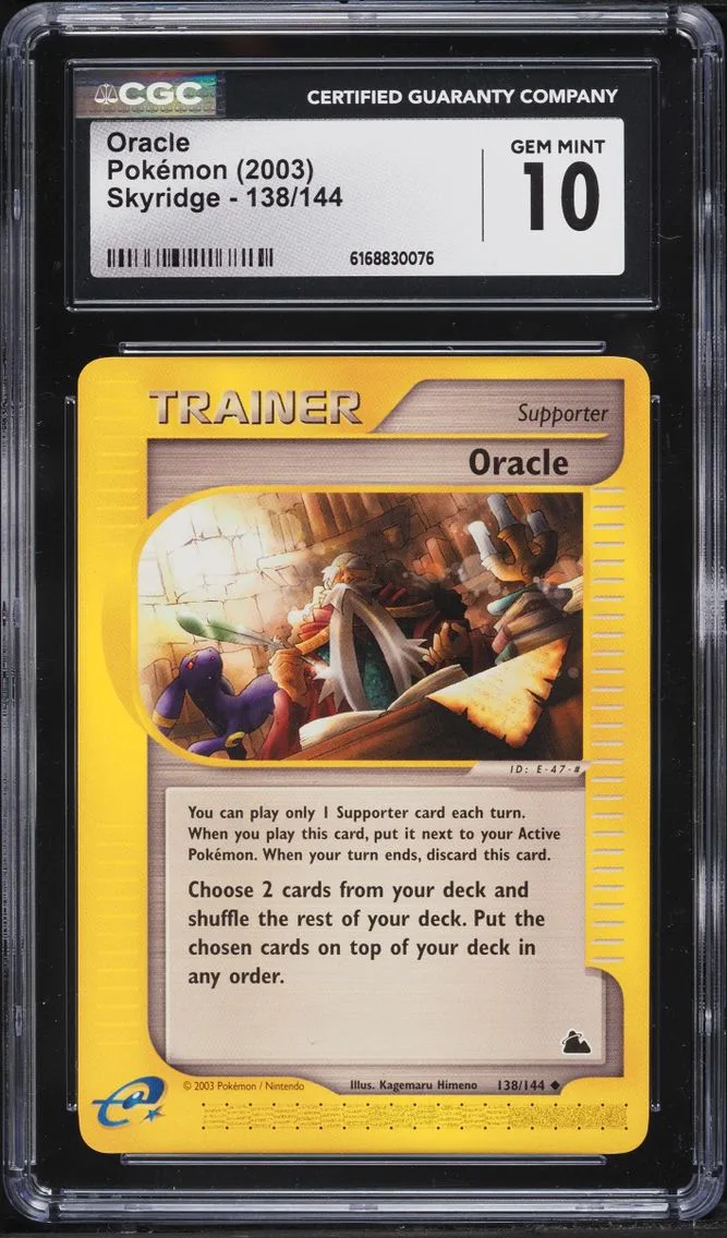 2003 Pokemon Skyridge Oracle #138 CGC 10 GEM MINT