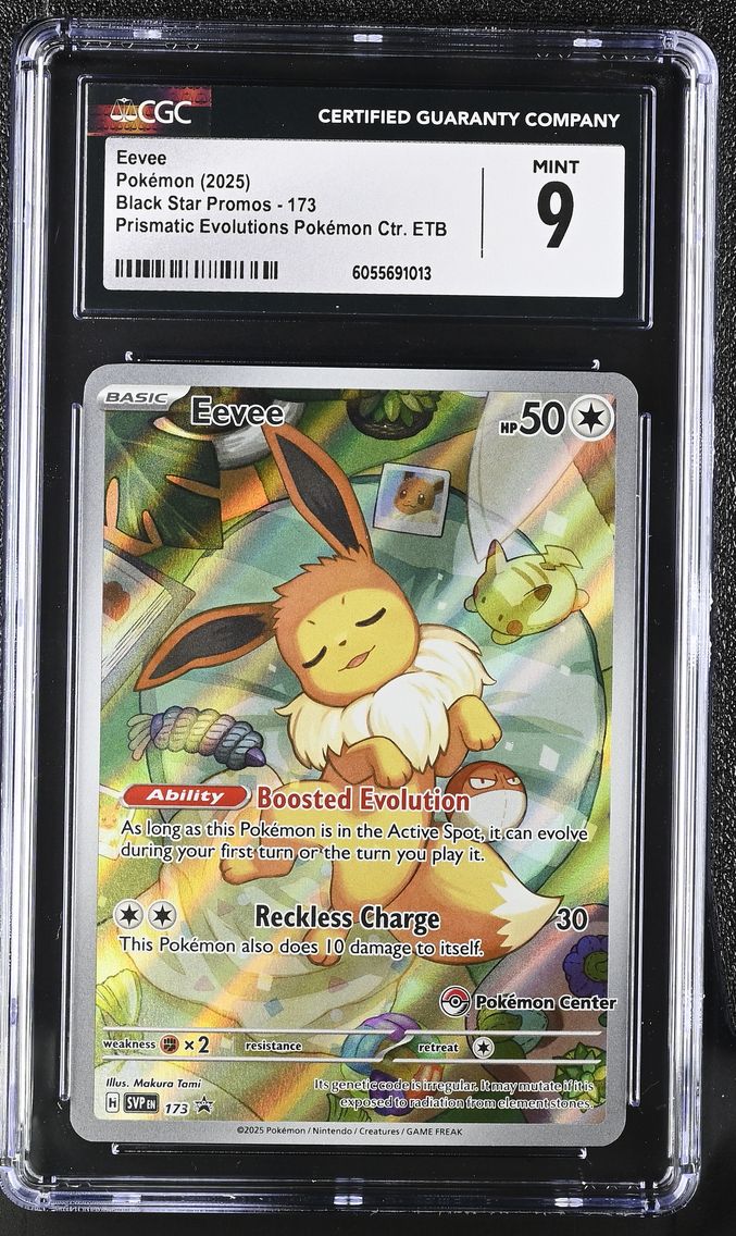 2025 #173 Eevee CGC 9 Black Star Promos - Scarlet & Violet SVP EN - English