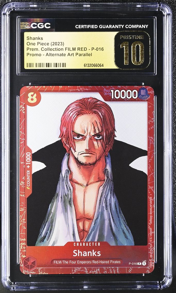 2023 #P-016 Shanks CGC 10 Pristine Premium Collection FILM RED (Foil) - English