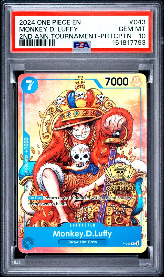 2024 #043 Monkey D. Luffy PSA 10 One Piece Promos