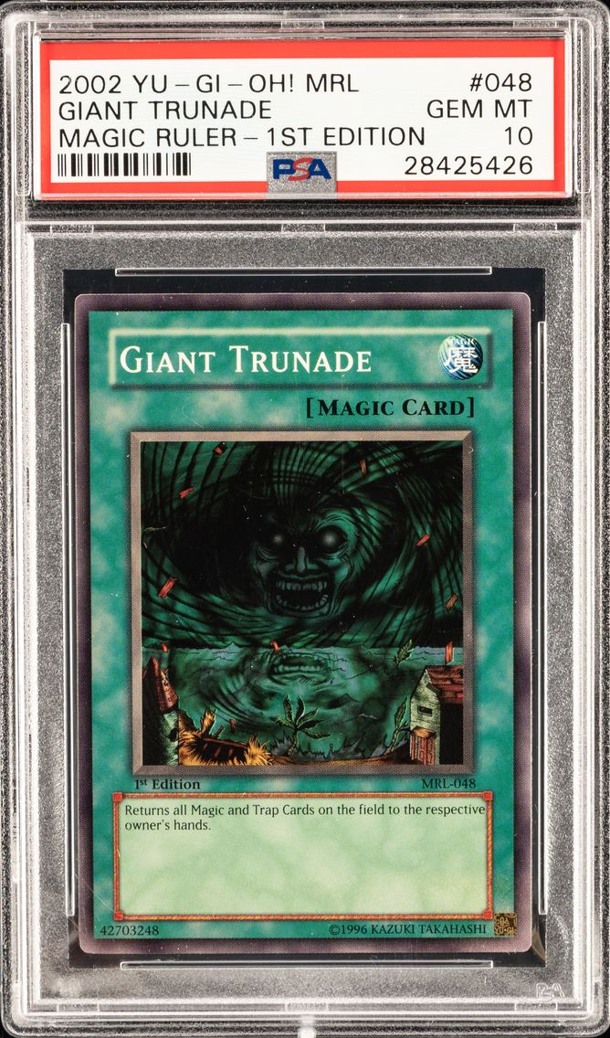 GIANT TRUNADE MRL-048 MAGIC RULER | 1ST EDITION 2002 PSA 10