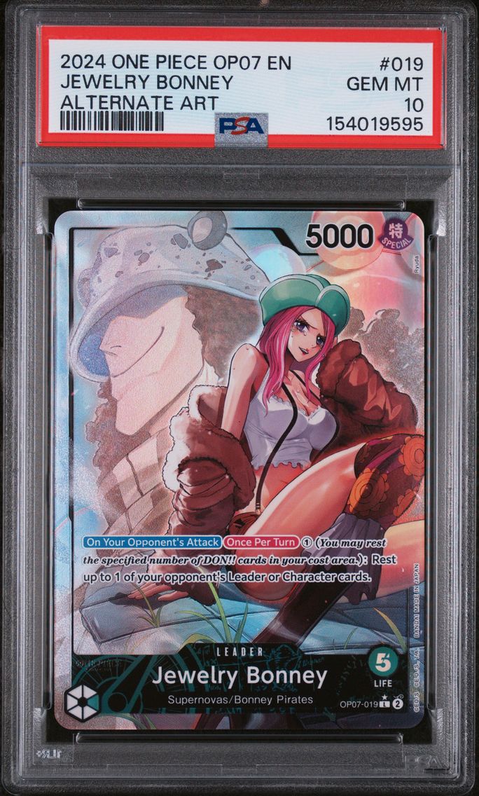 2024 #019 Jewelry Bonney PSA 10 One Piece OP07-500 Years in the Future
