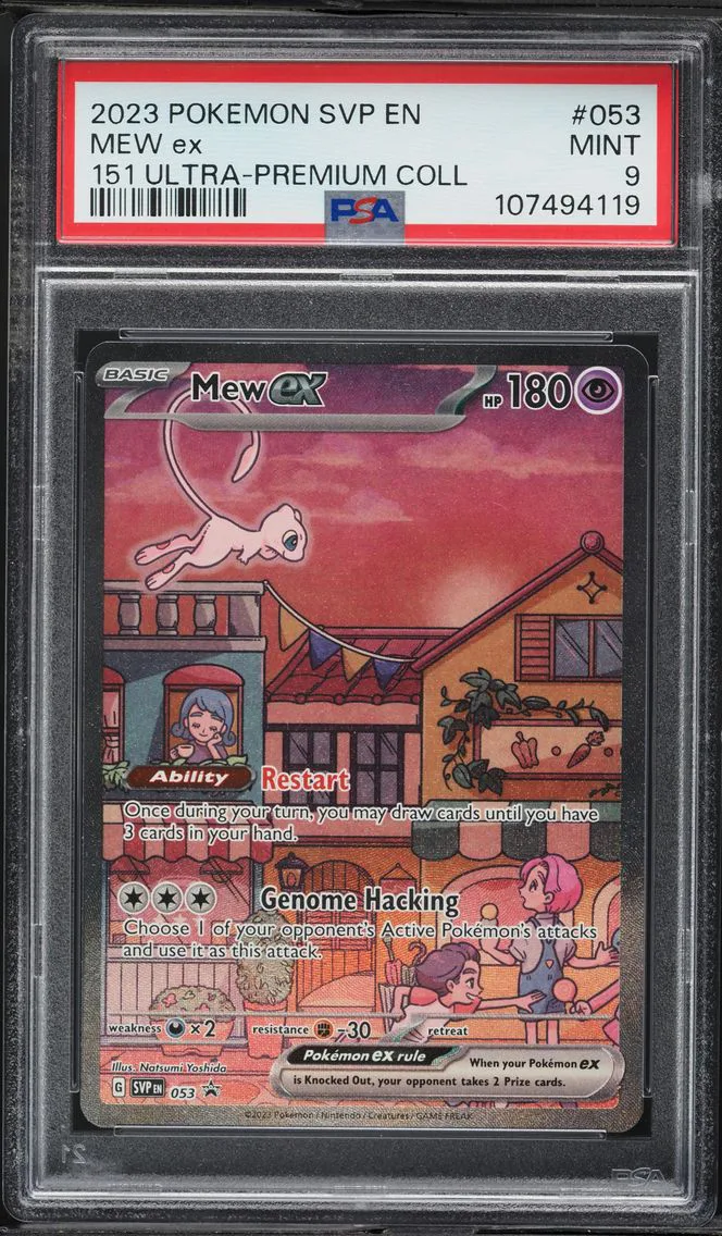 2023 #053 Mew EX PSA 9 Svp EN-SV Black Star Promo Pokemon