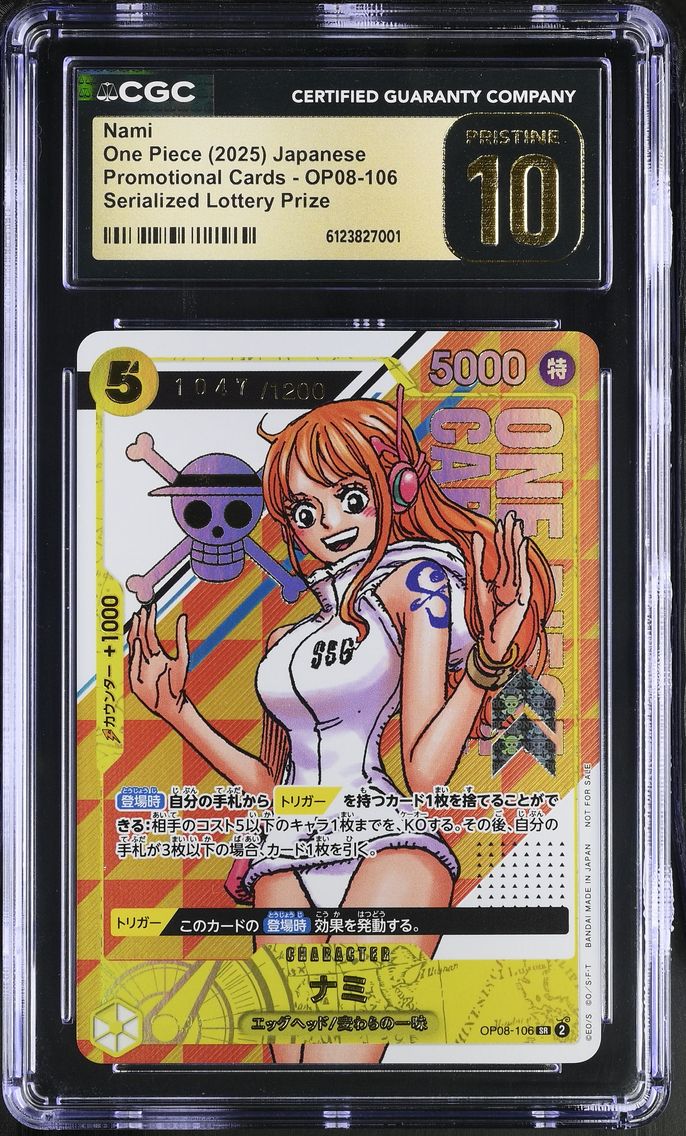 2025 #OP08-106 Nami Serialized L