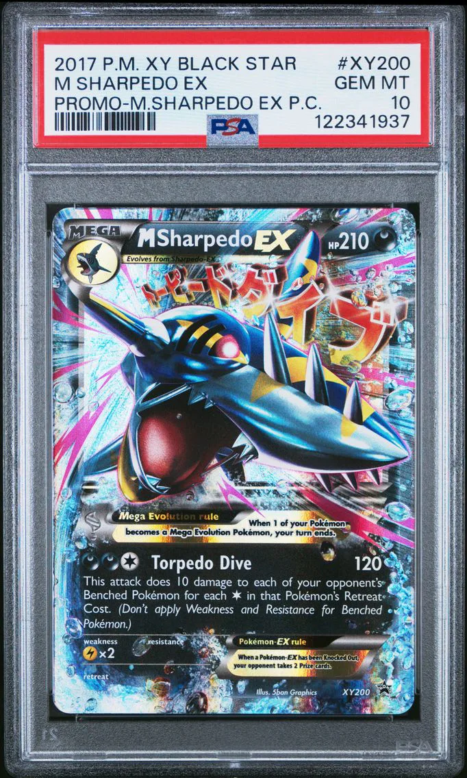 2017 #XY200 M Sharpedo EX PSA 10